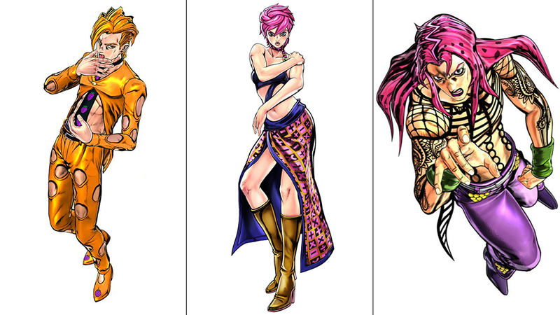 Illustration for article titled All the Characters in the New JoJo’s Bizarre Adventure Game
